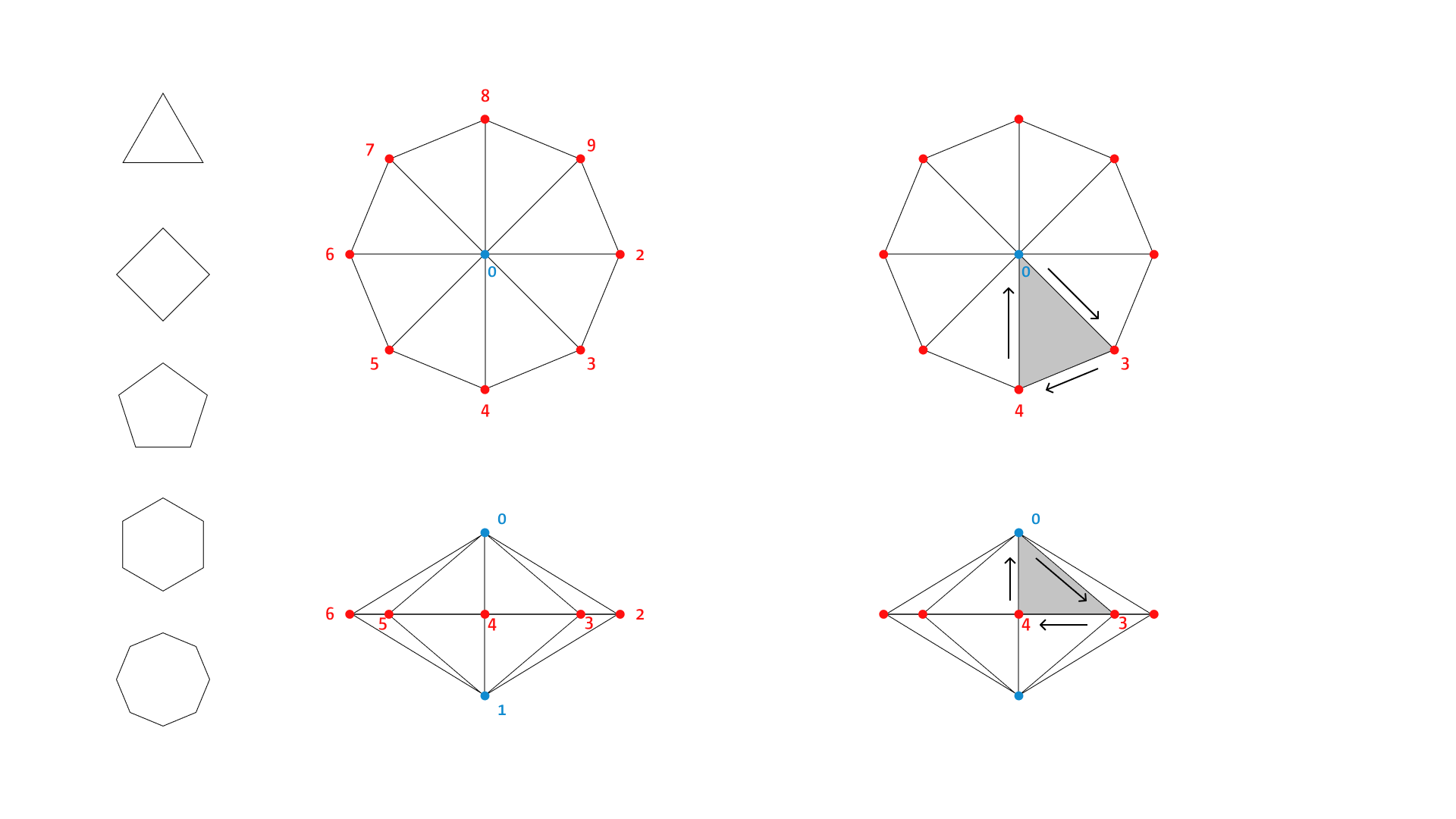 face and vertices construction